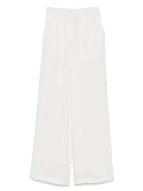kaos pantalon en lin à coupe ample