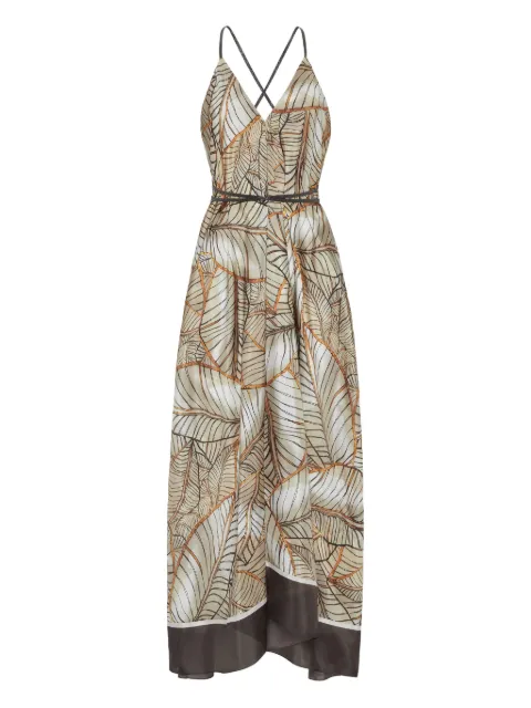 Brunello Cucinelli Monili chain-detail dress