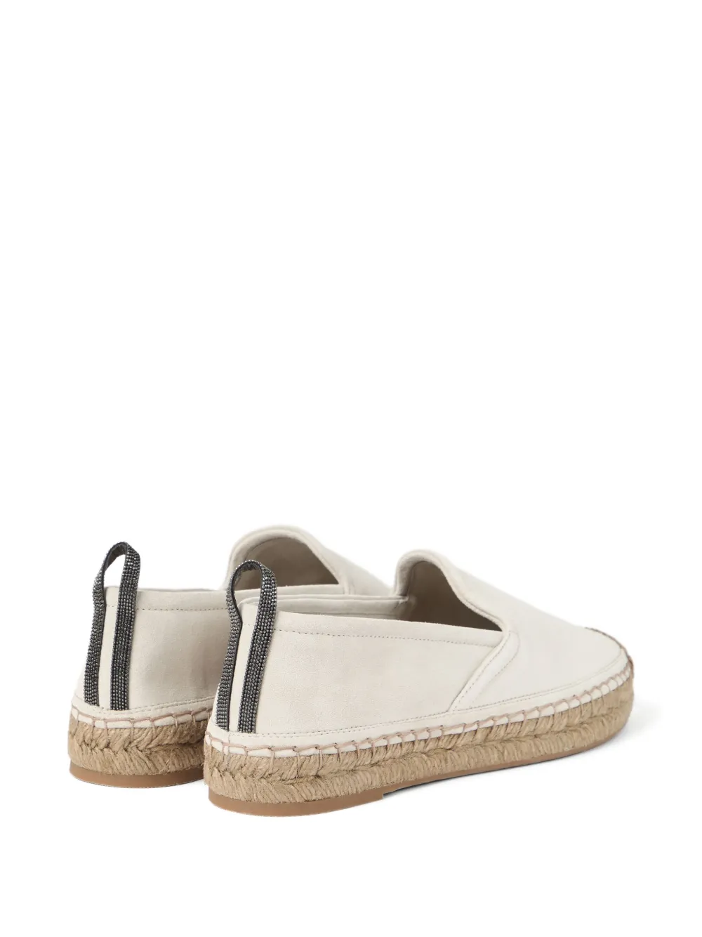 Brunello Cucinelli Monili chain-detail espadrilles Grey