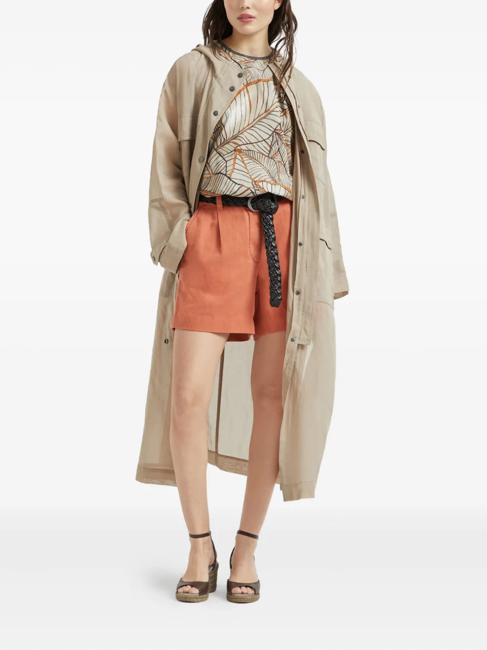 Brunello Cucinelli bermudas con pinzas | Shorts | Image 2