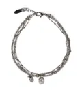 Brunello Cucinelli bead-embellished bracelet - Silver