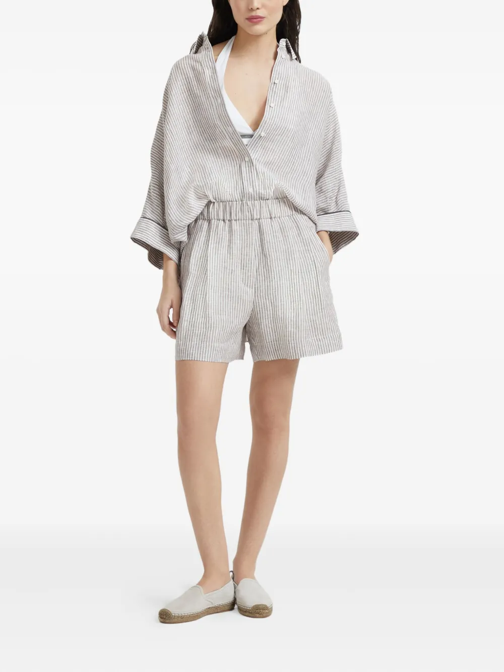 Brunello Cucinelli striped shorts | Short Shorts | Image 2