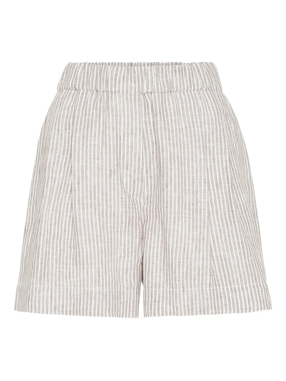 Brunello Cucinelli striped shorts | Brown | Image 1