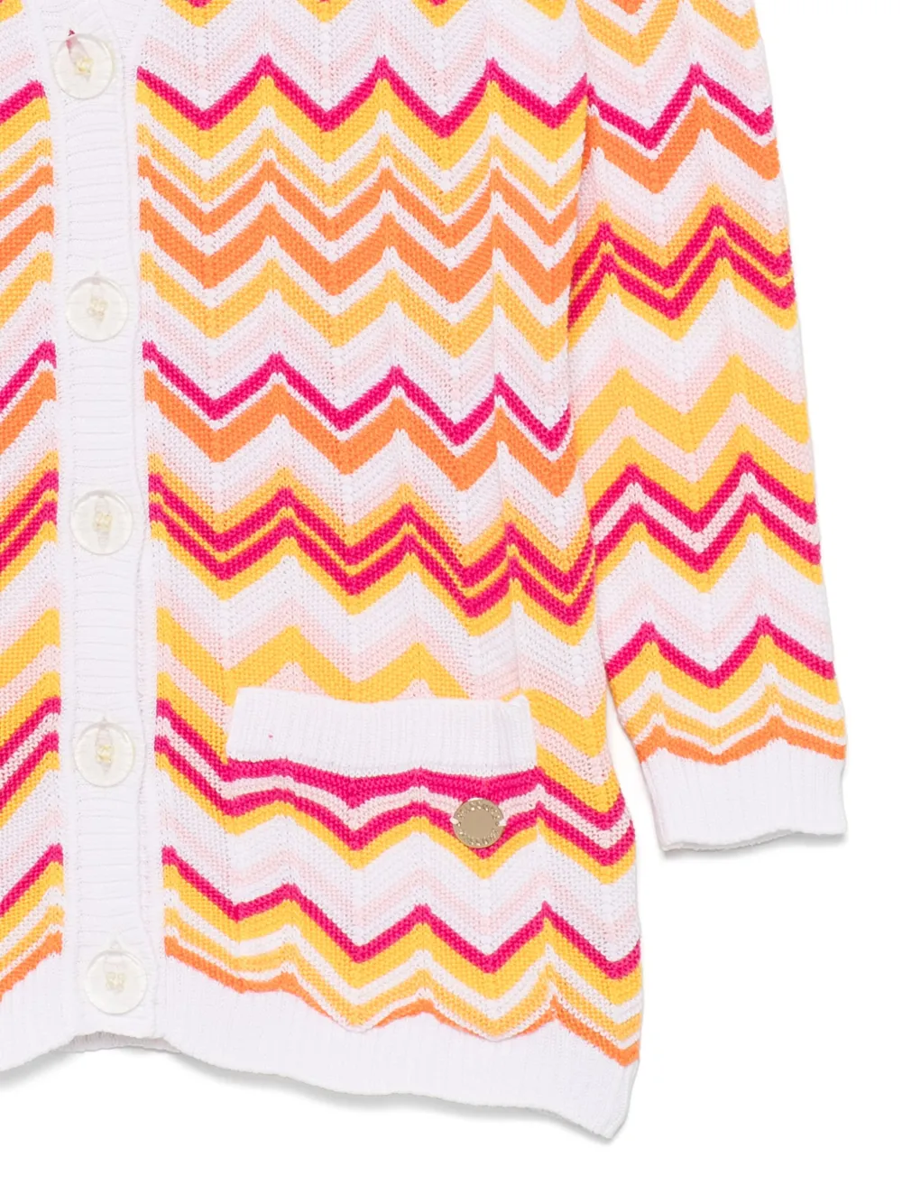 Missoni Kids Vest met zigzag-patroon Wit