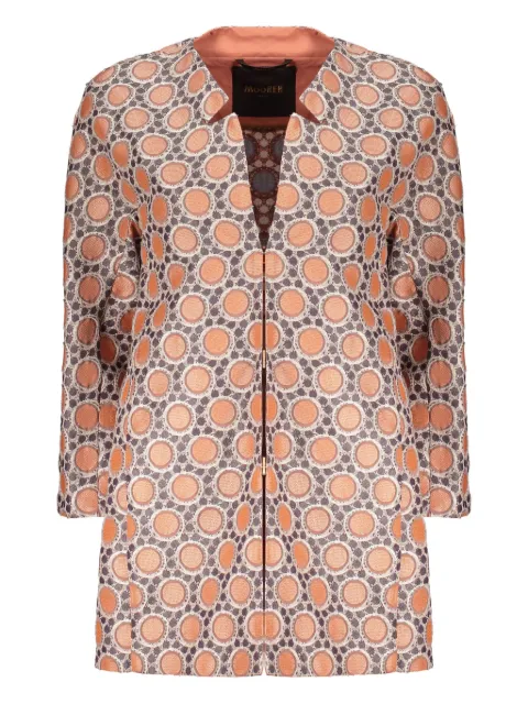 Moorer geometric-pattern jacket
