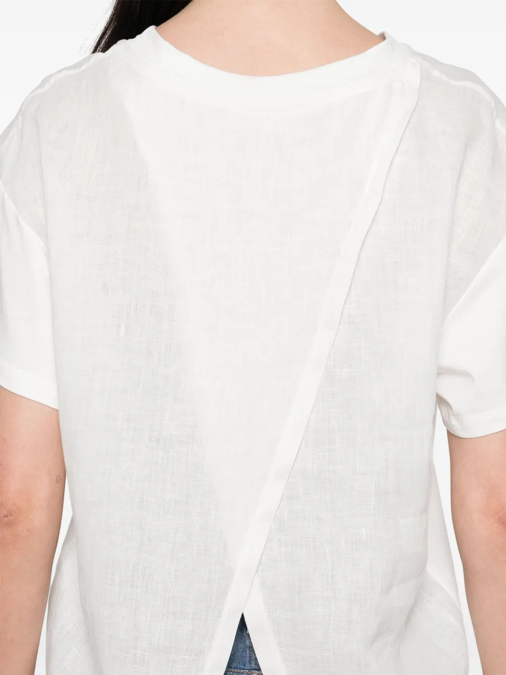 kaos Gelaagd T-shirt Wit
