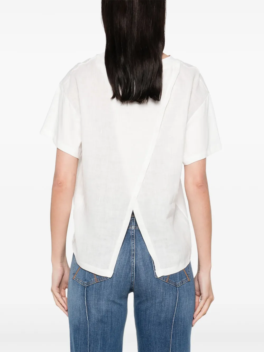 kaos Gelaagd T-shirt Wit