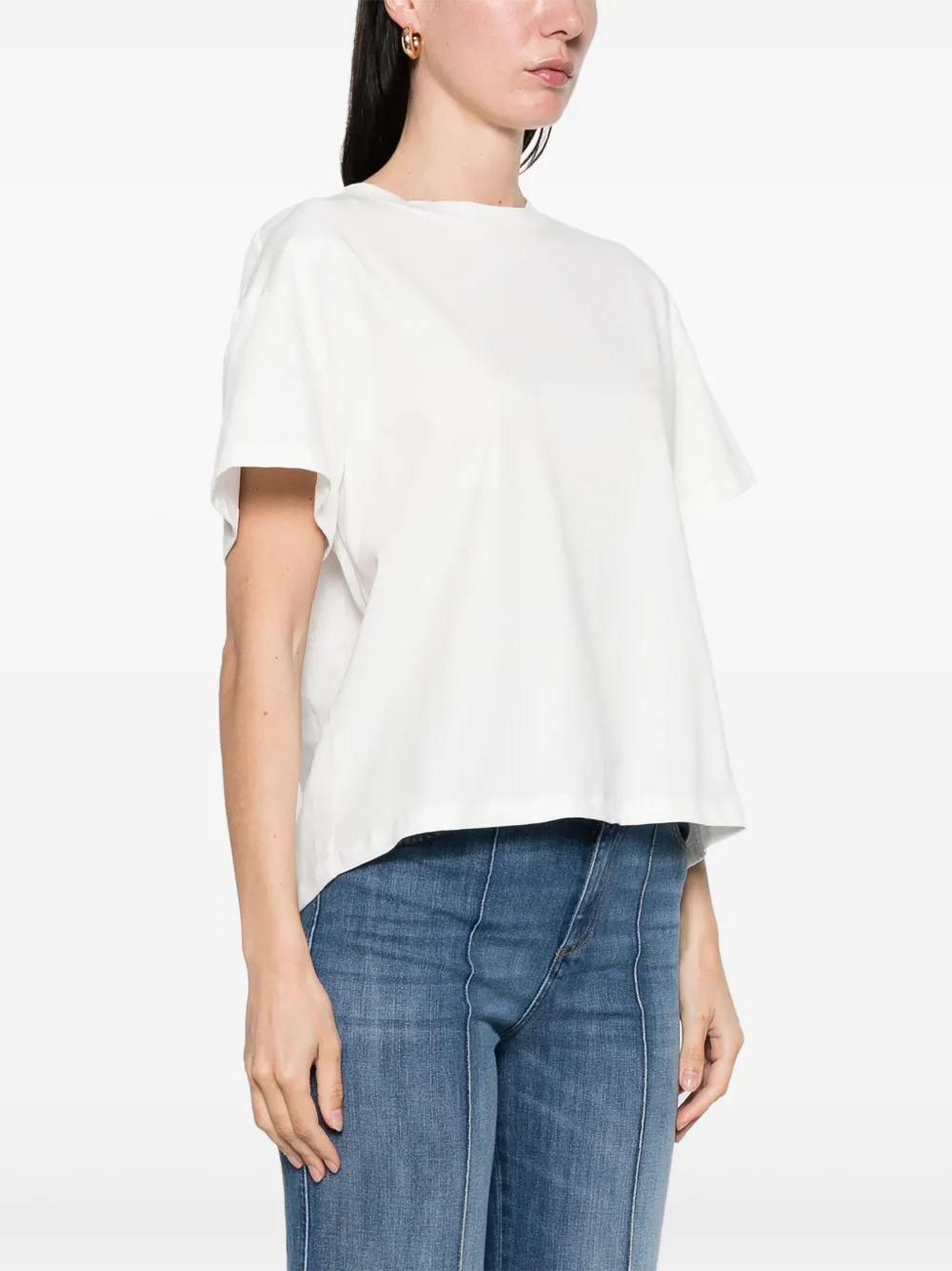 kaos Gelaagd T-shirt Wit