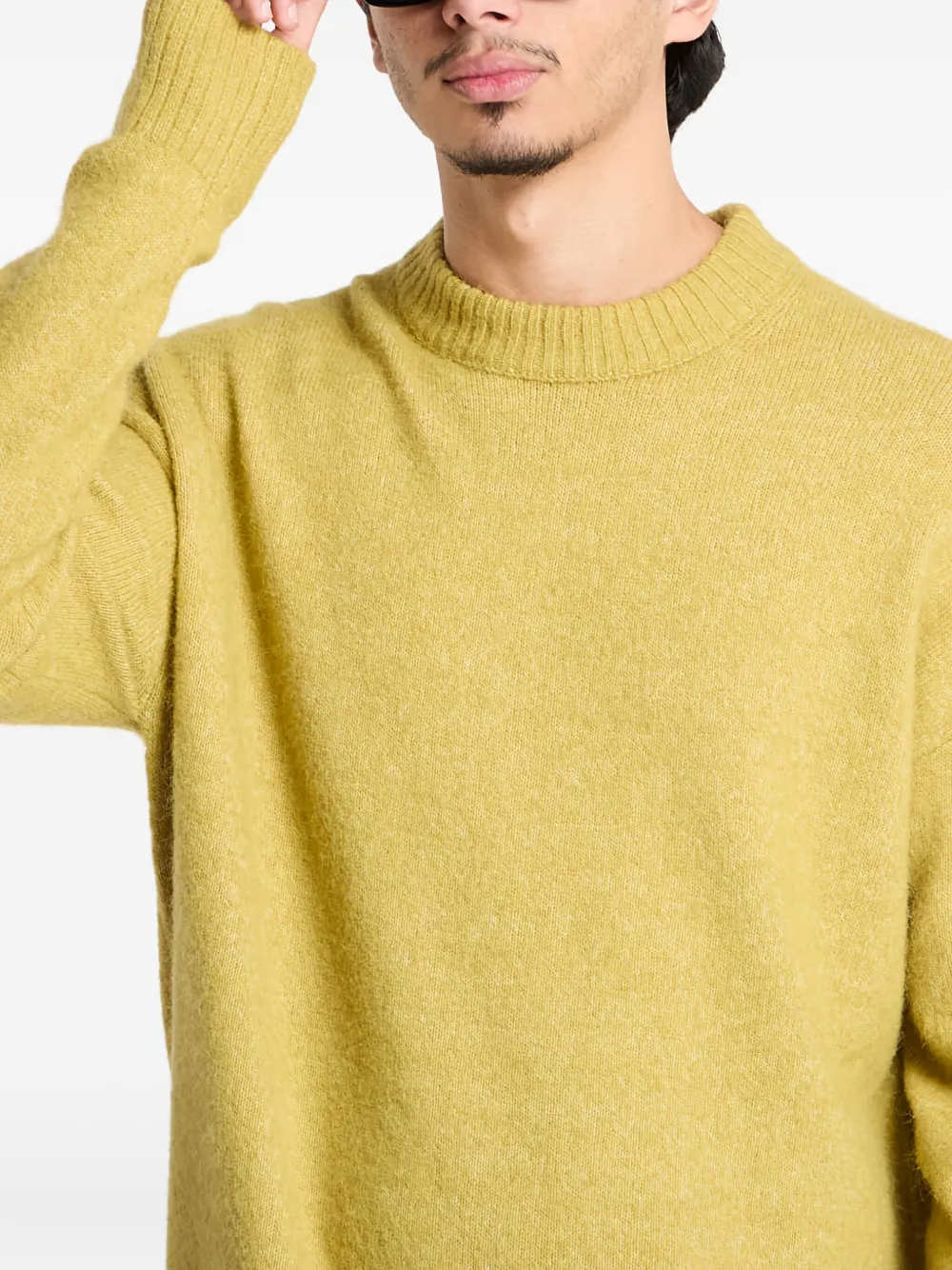 Calvin Klein Jeans Trui met ronde hals Groen