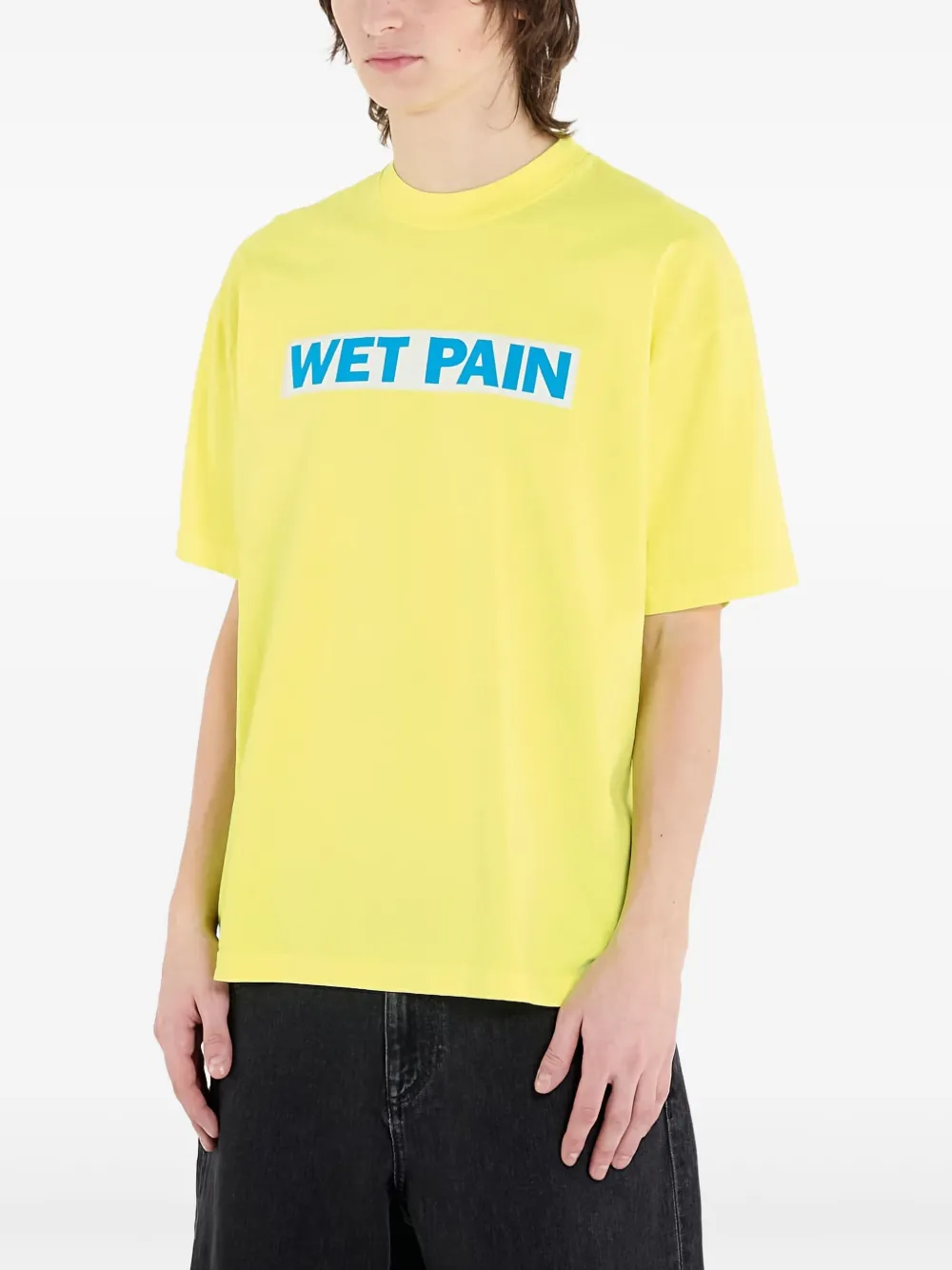 Pleasures graphic-print t-shirt | Yellow | Image 1