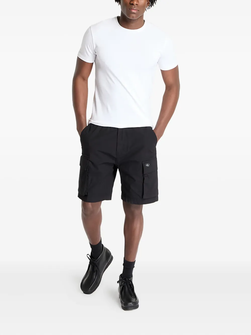 Calvin Klein Jeans washed cargo shorts | Cargo Shorts | Image 2