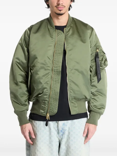 Alpha Industries zip-up bomber jacket