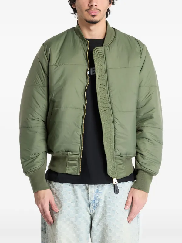ALPHA INDUSTRIES オリーブグリーンジャケット Lサイズ MJM24000C1-Olive-Green-