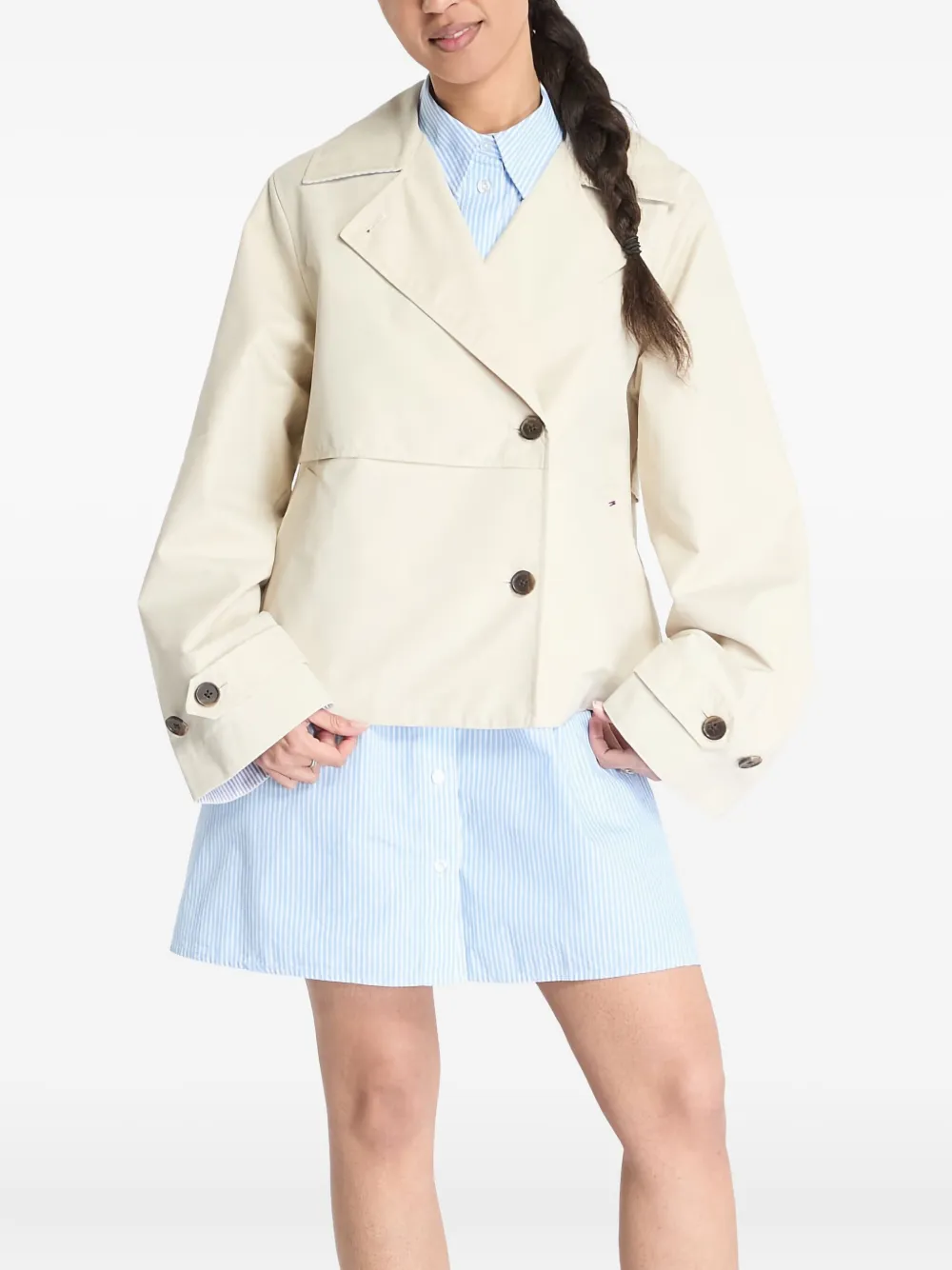 Tommy Hilfiger buttoned jacket - Beige Tommy Hilfiger buttoned jacket - Beige