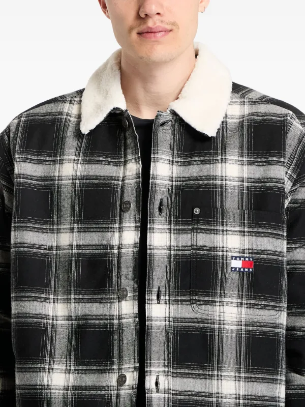 web限定セール Tommy Jeans FARFETCH | Black | Jacket Shirt Checkered その他
