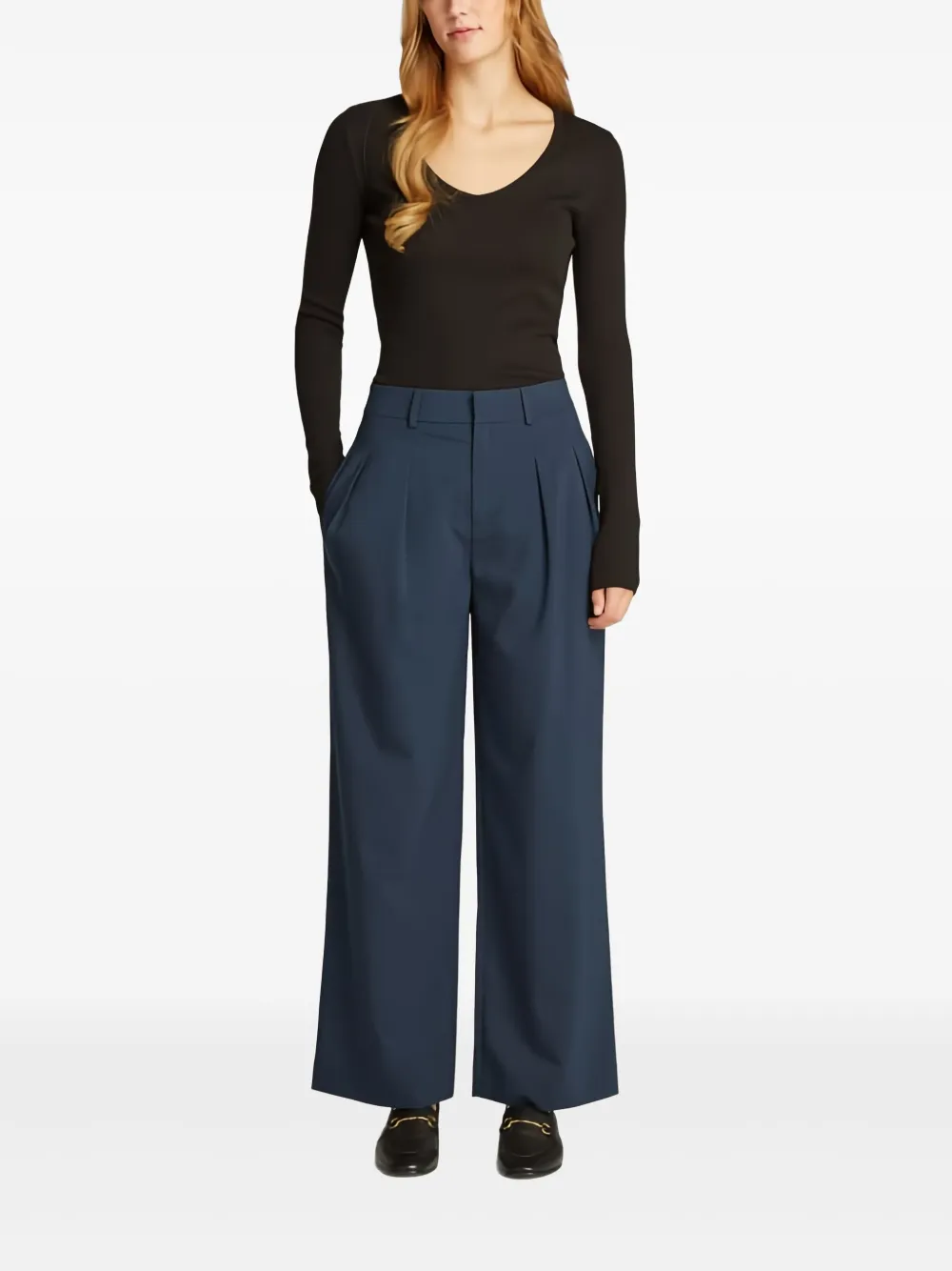 Calvin Klein Hose mit weitem Bein | Elegante Hosen | Image 2