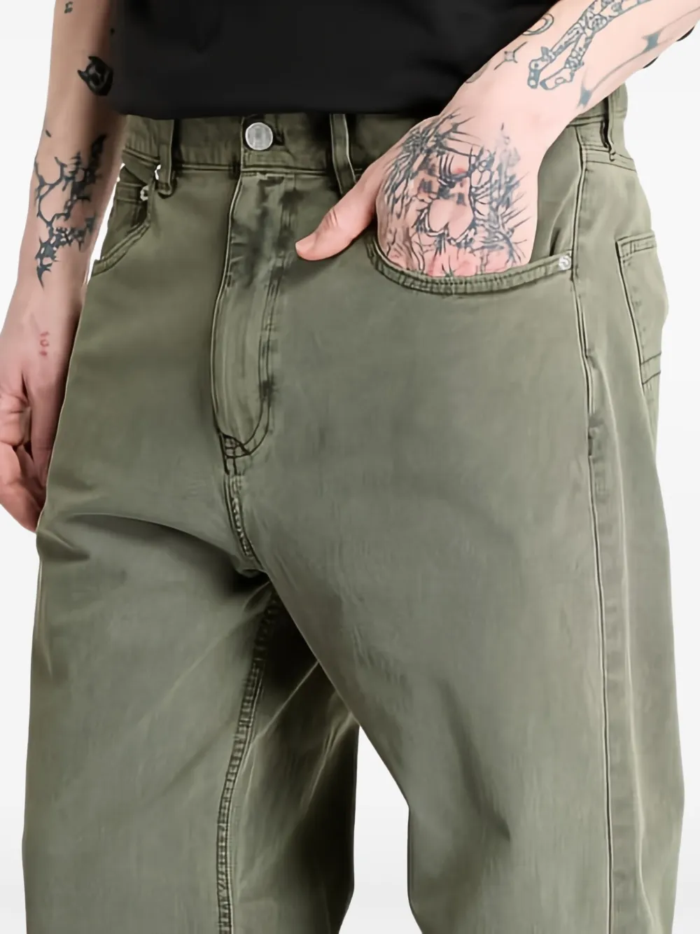 Tommy Jeans Otis straight jeans Groen