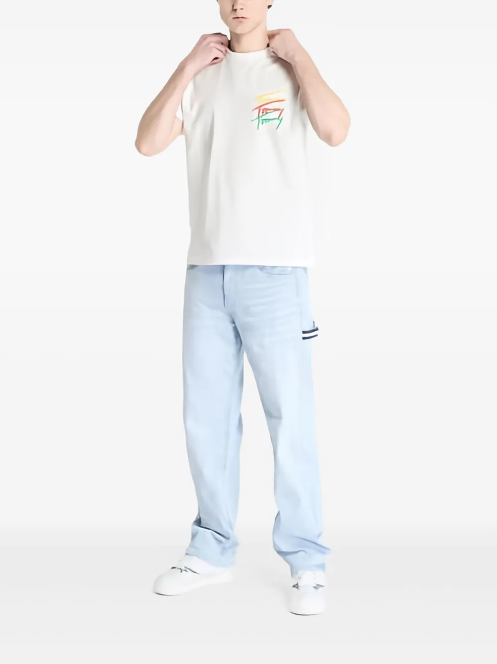 Tommy Jeans Jaimie ruimvallende jeans - Blauw