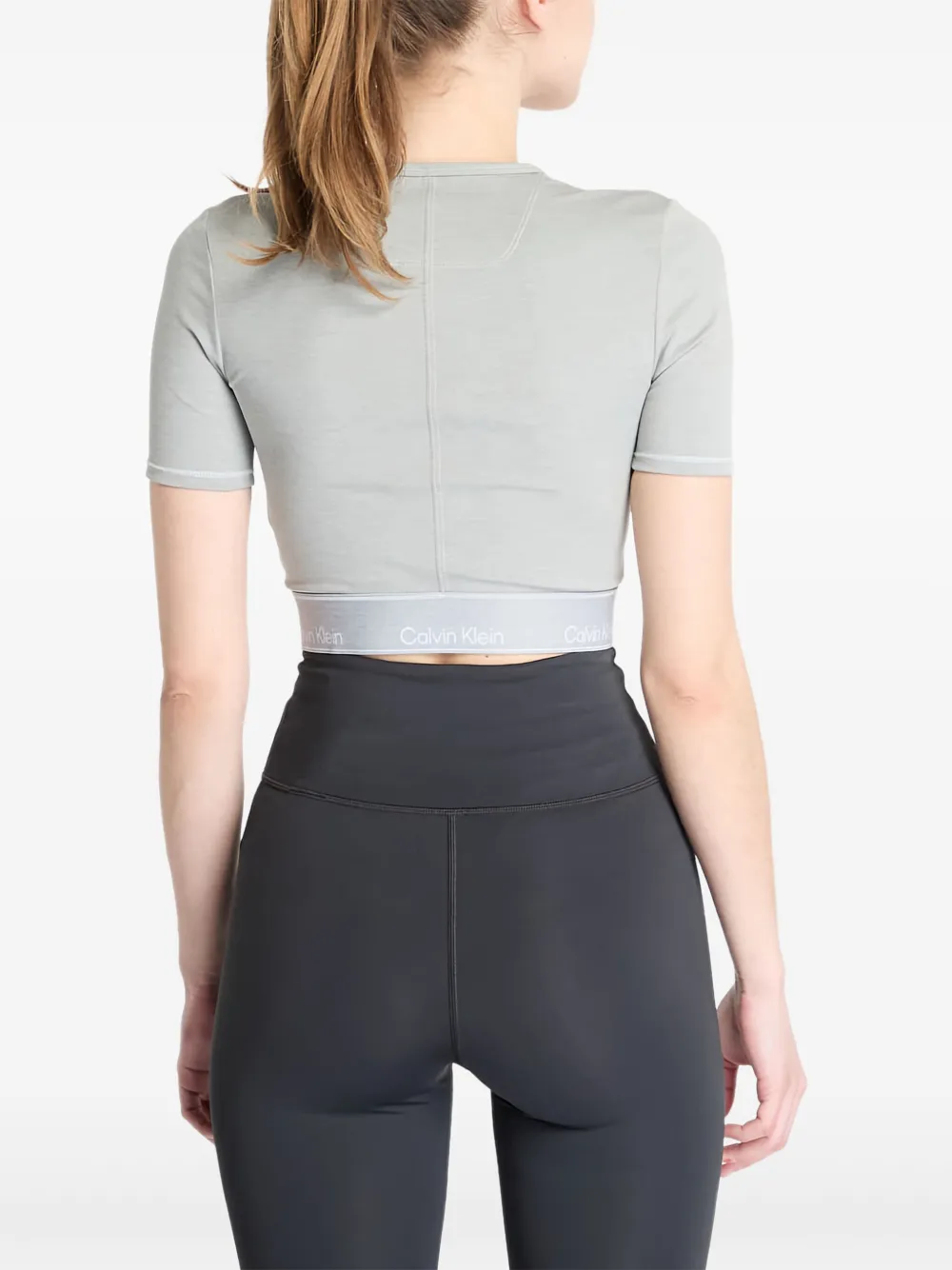 Calvin Klein Stretch-design T-shirt In Animal Print