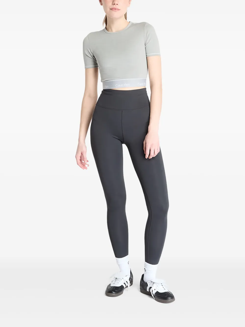Calvin Klein Stretch-design T-shirt In Animal Print