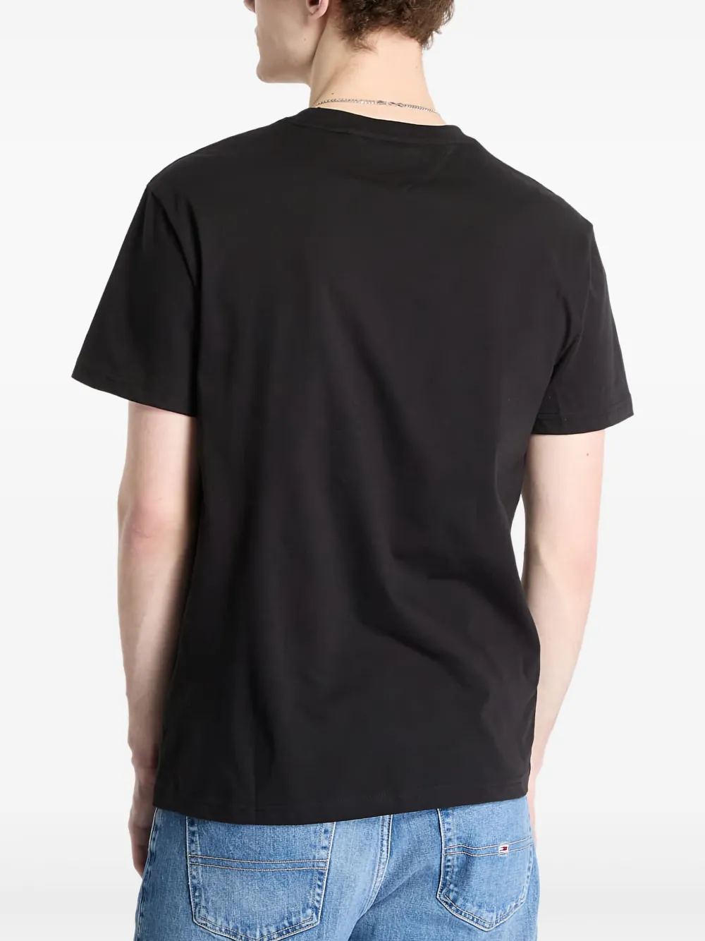 Tommy Hilfiger T-shirt met logoprint Zwart