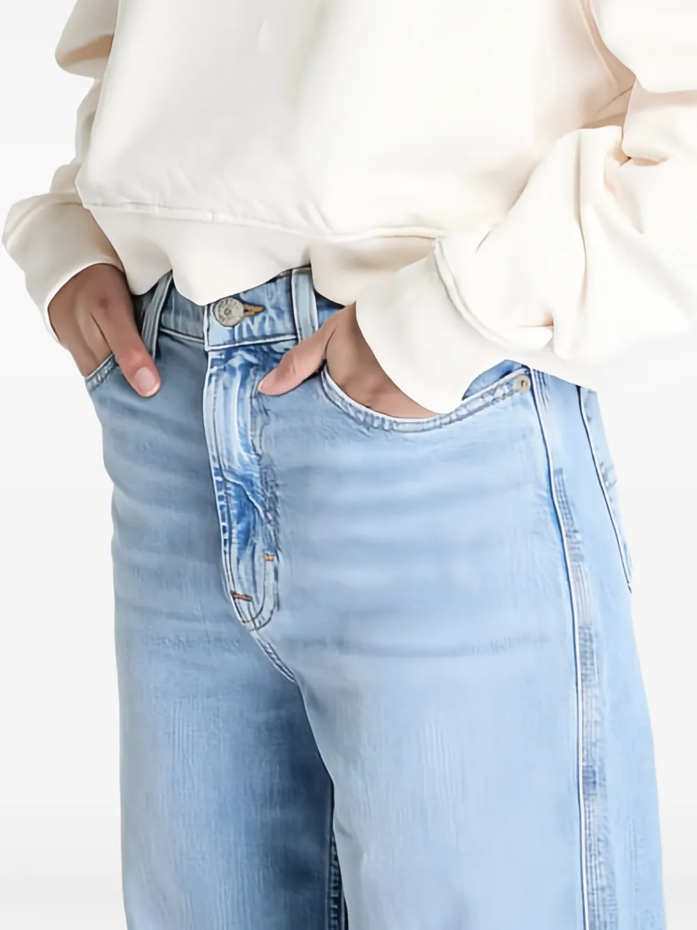Tommy Jeans Claire high waist jeans met wijde pijpen Blauw