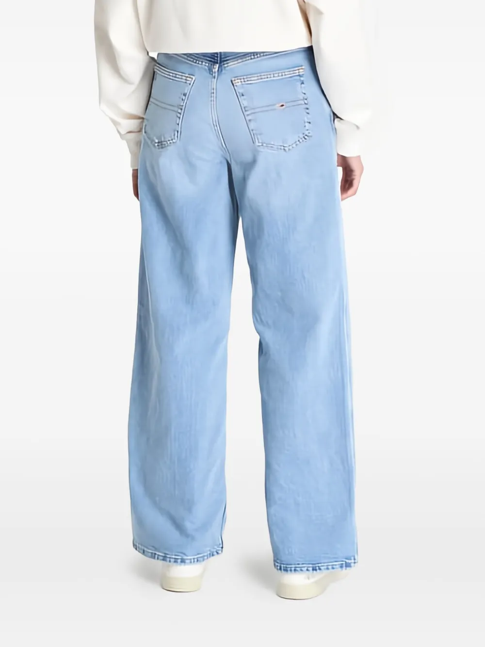 Tommy Jeans Claire high waist jeans met wijde pijpen Blauw