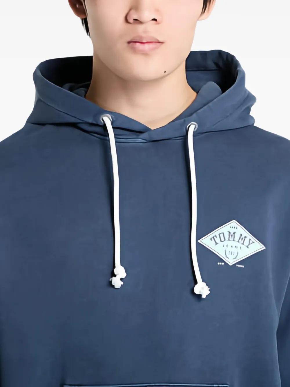 Tommy Jeans Ruimvallende katoenen hoodie Blauw