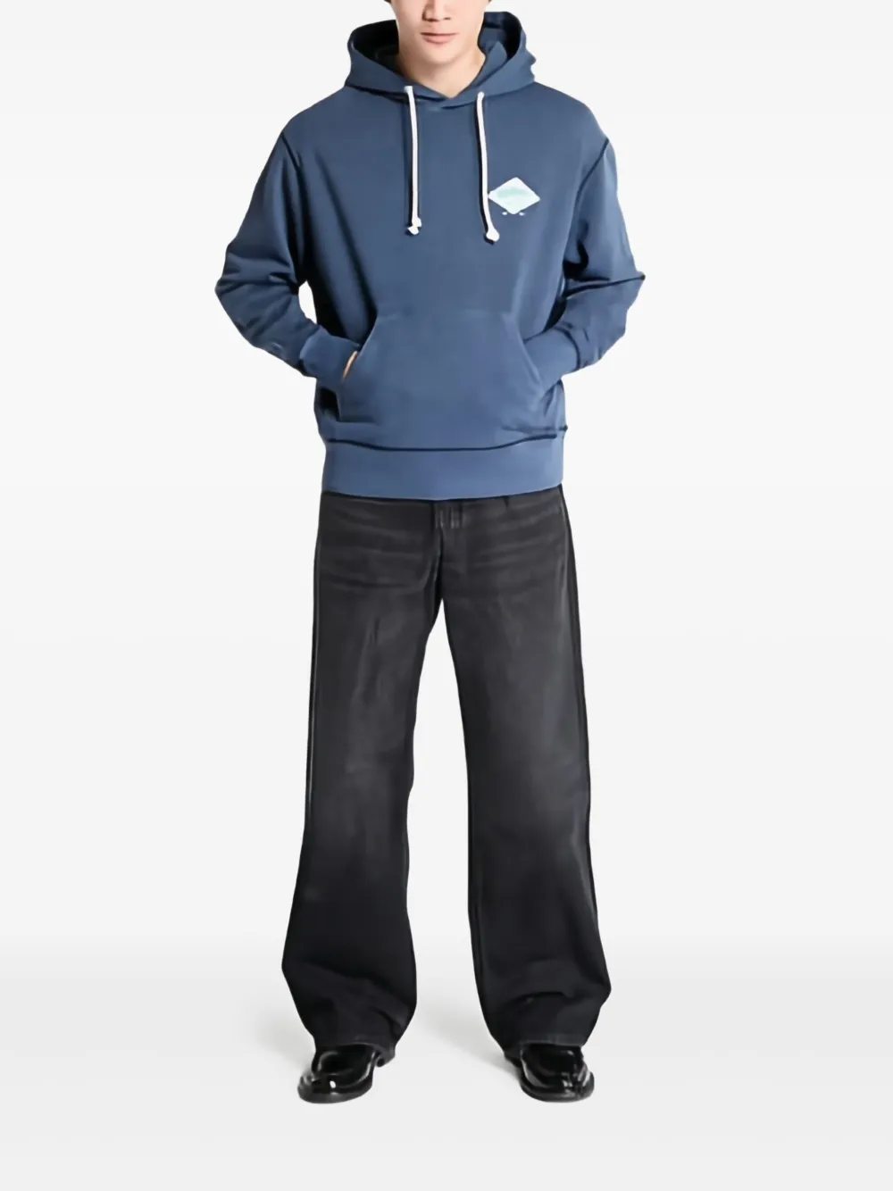 Tommy Jeans Ruimvallende katoenen hoodie Blauw