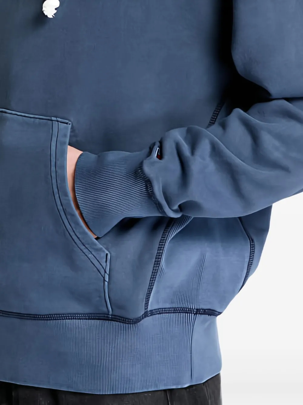 Tommy Jeans Ruimvallende katoenen hoodie Blauw