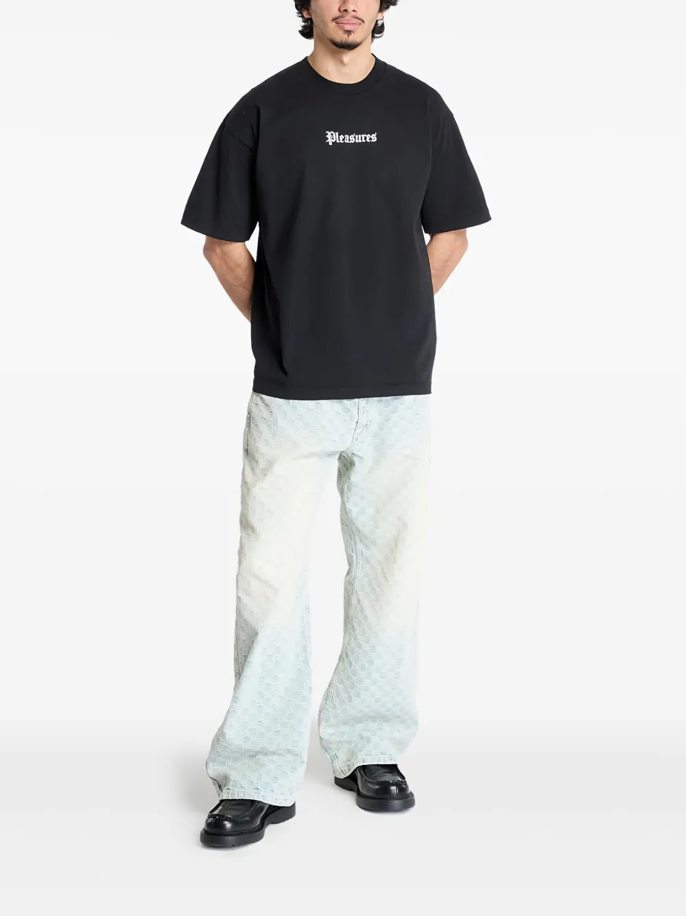 Pleasures logo-embroidered t-shirt | T-Shirts | Image 2