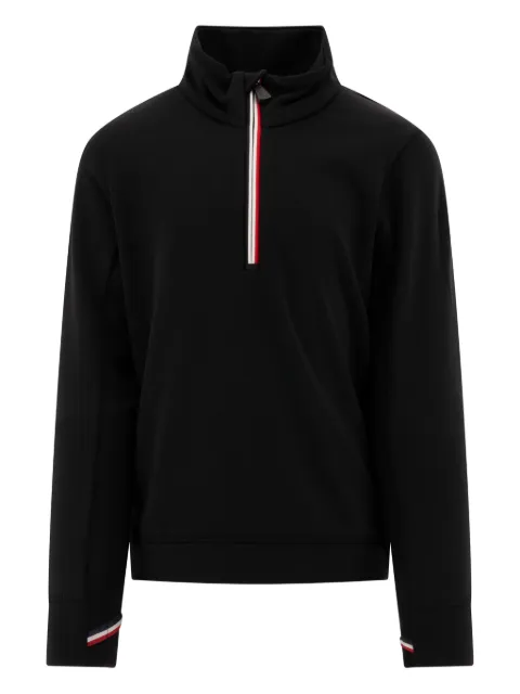 Moncler Enfant Suéter com zíper na gola