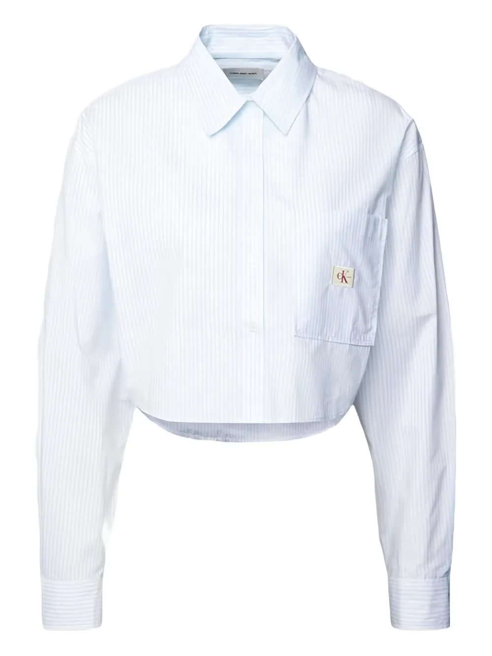 Calvin Klein Jeans cropped shirt | White | Image 1