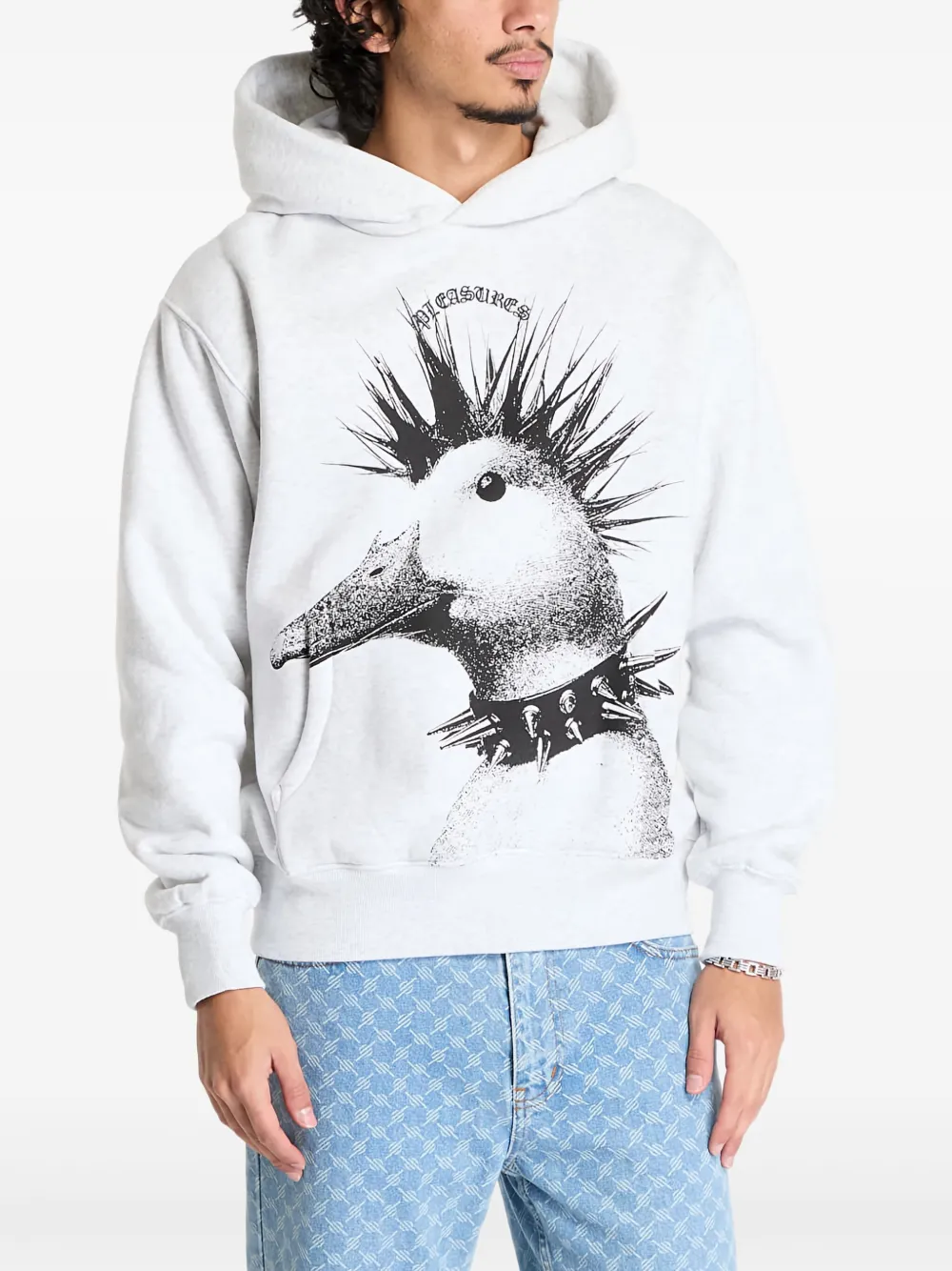 Pleasures hoodie Punk Duck | gris | Image 1