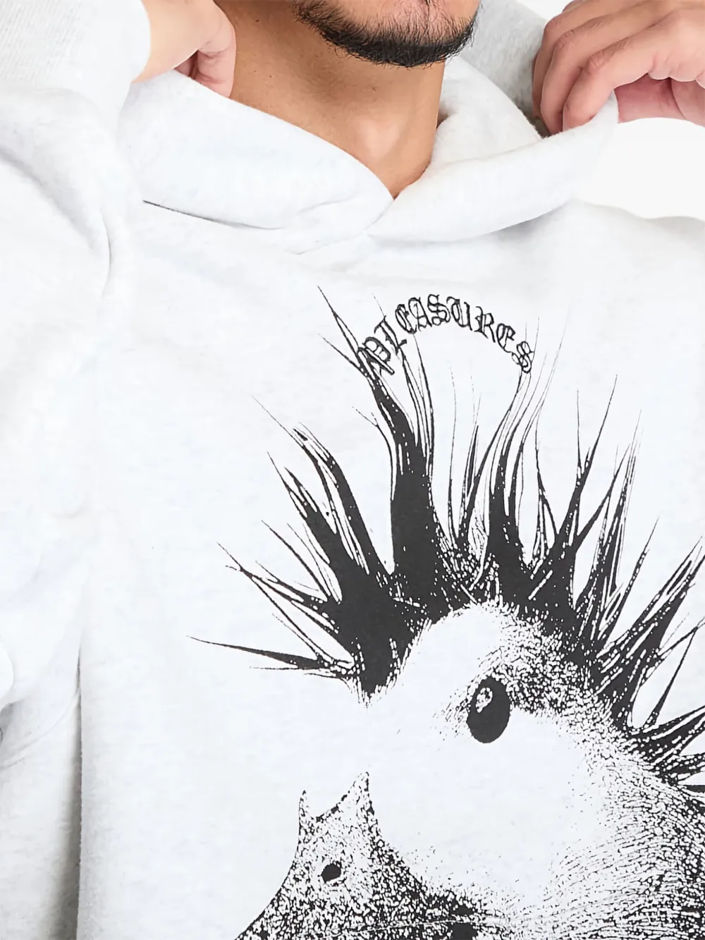 Pleasures Punk Duck hoodie Grijs