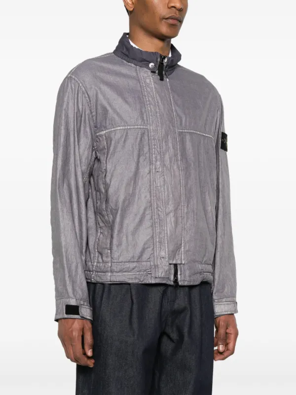 Stone  ストーンアイランド　リネンジャケット Stone Island リネンジャケット | パープル | FARFETCH JP