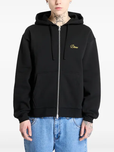 dime logo-embroidered hoodie