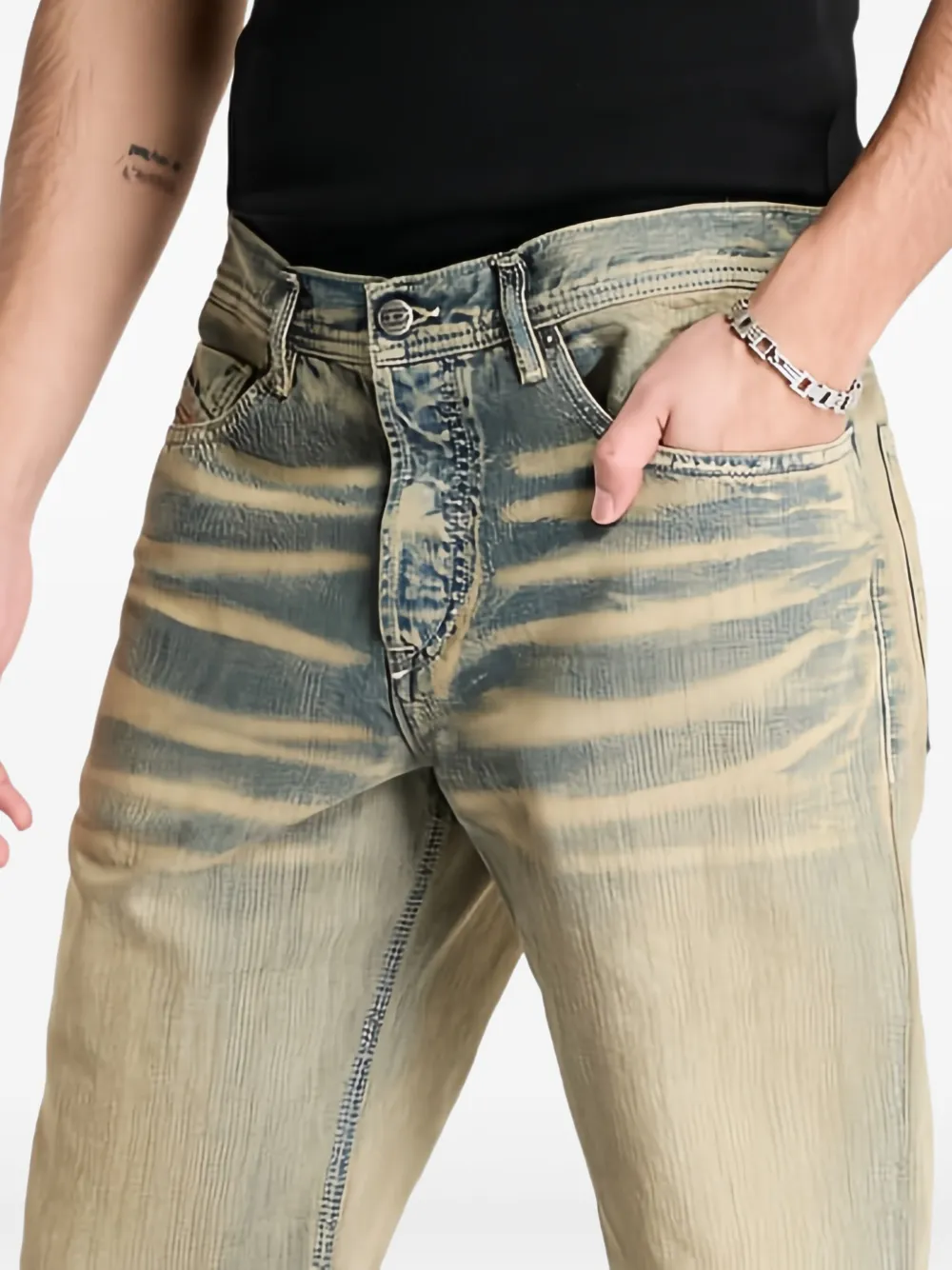 Diesel D-Finite jeans Blauw