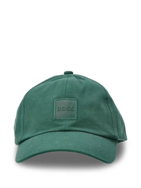 BOSS logo-patch cotton cap