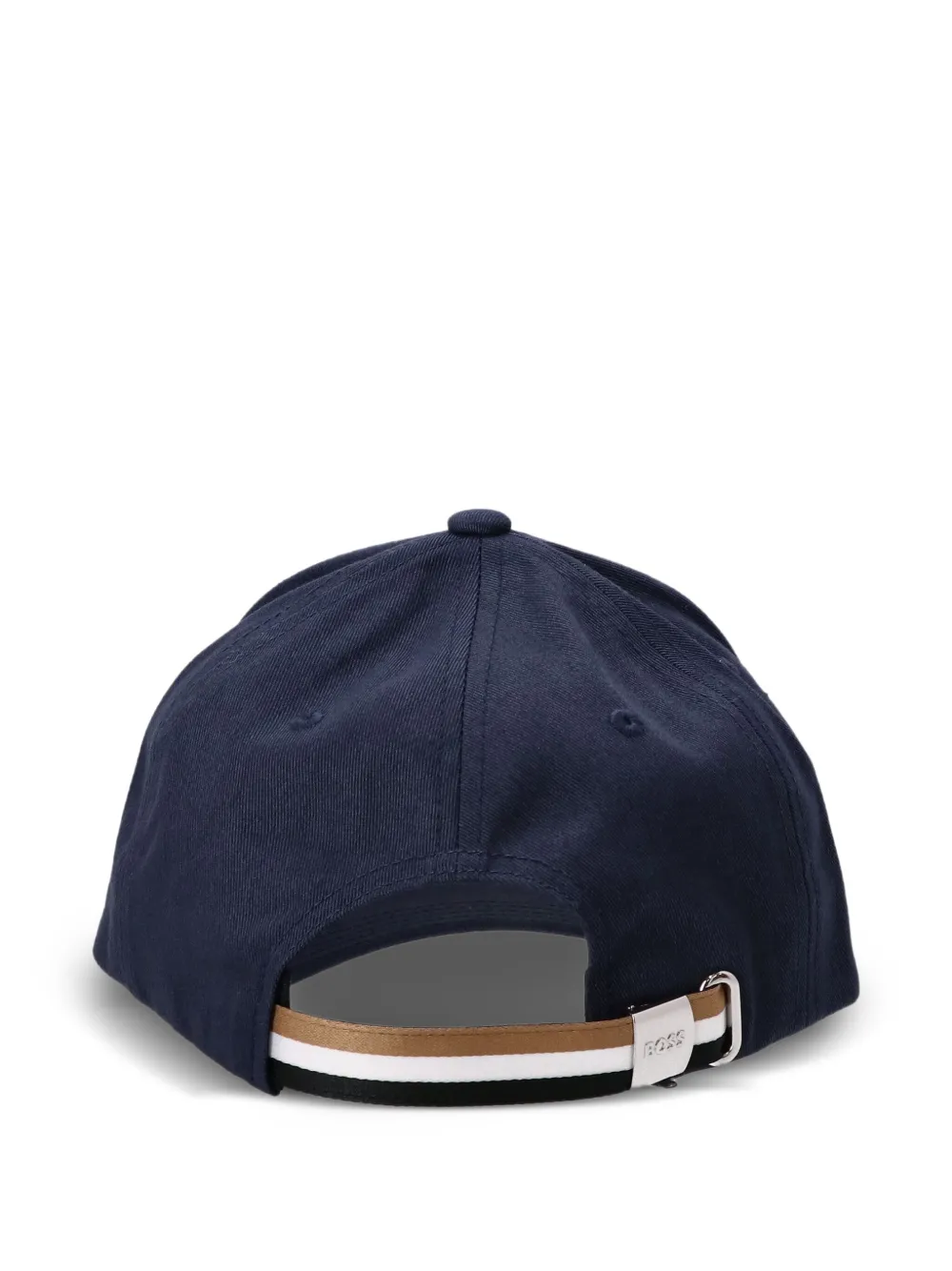 BOSS Katoenen pet met geborduurd logo - Blauw