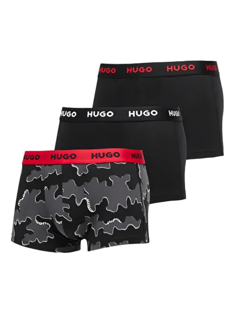 HUGO logo-waistband boxers (pack of three)