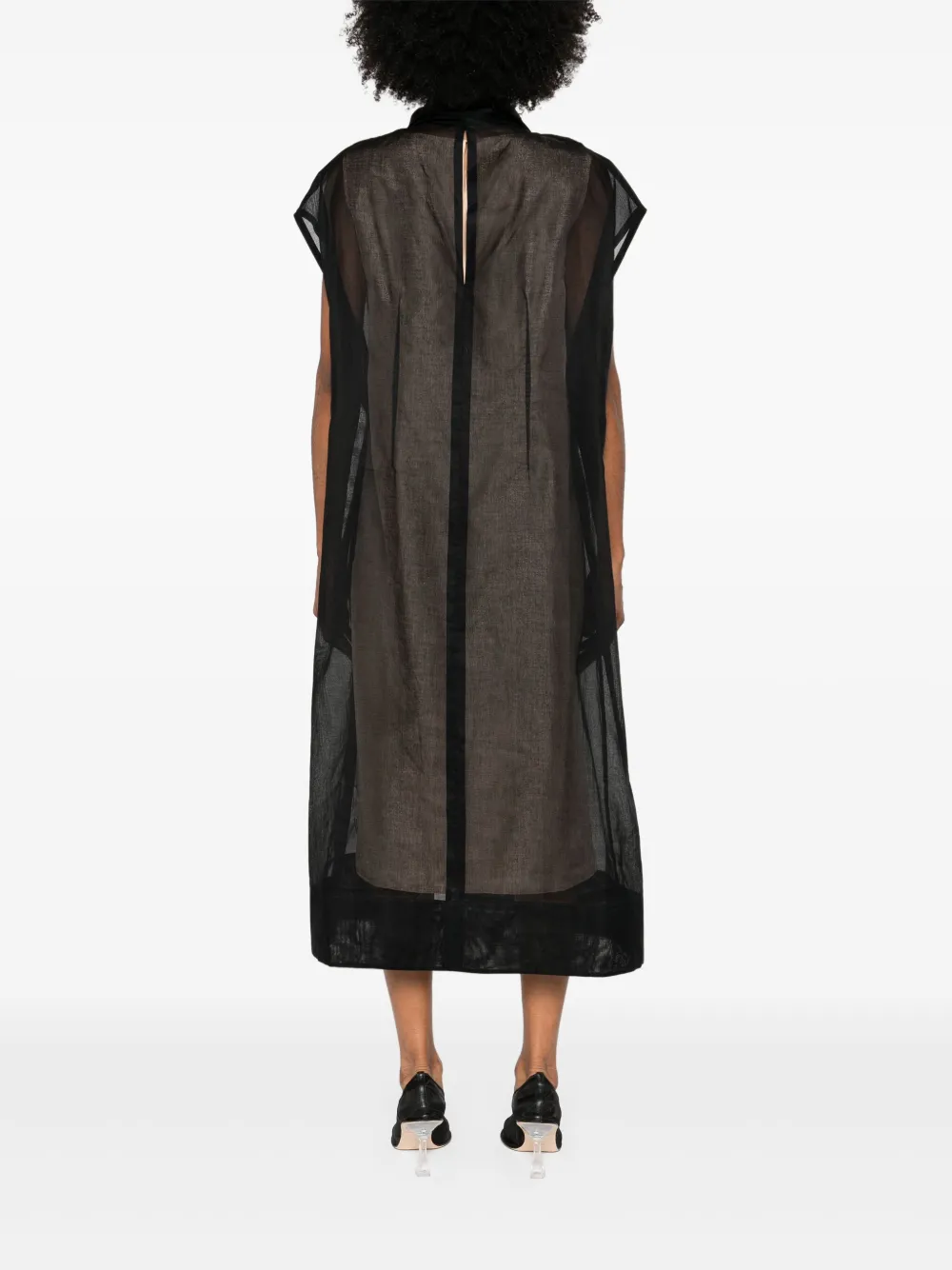 CARVEN SCARF MAXI DRESS 
