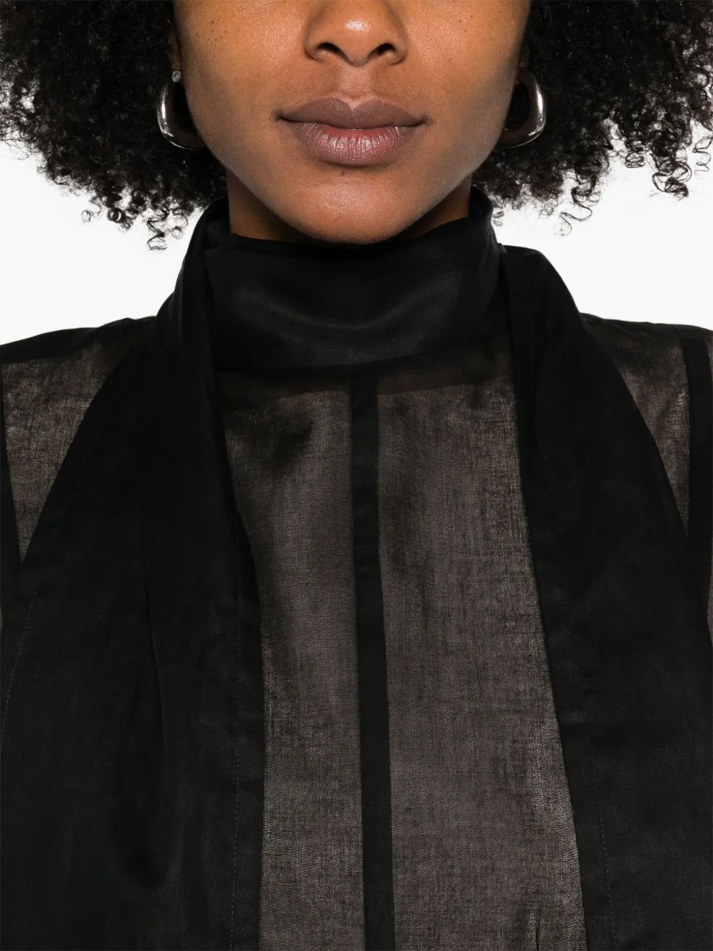 CARVEN SCARF MAXI DRESS 