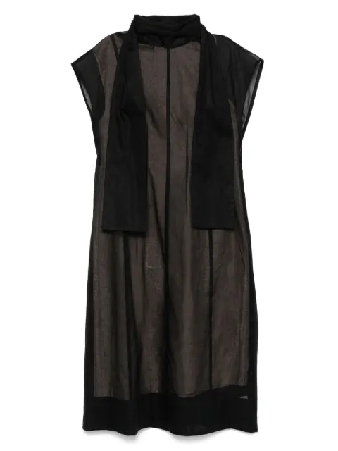 Carven vestido largo de mascada