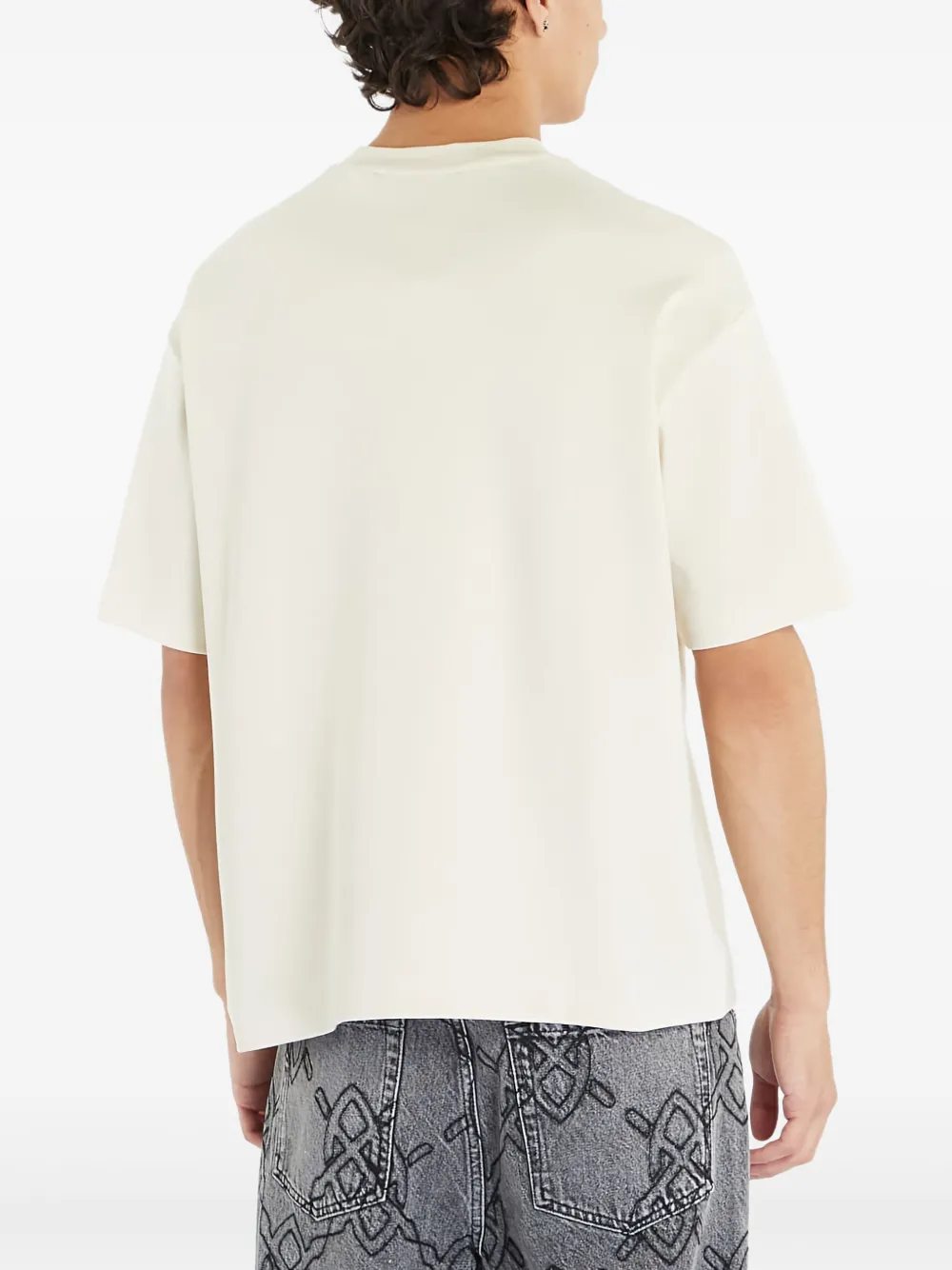 Daily Paper Rosie T-shirt met logoprint Wit