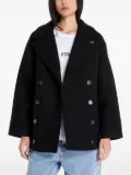 Tommy Hilfiger double-breasted peacoat - Black