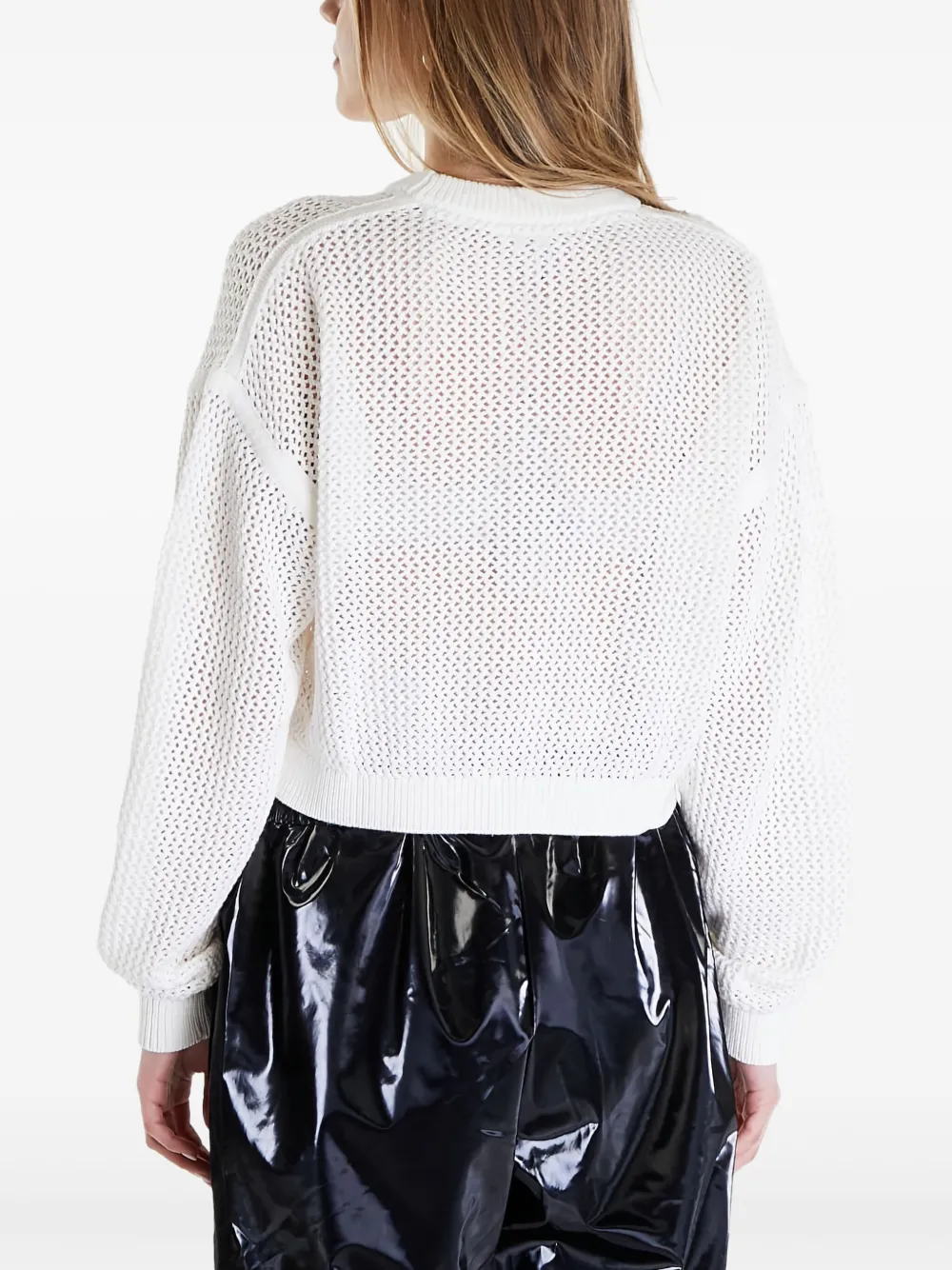 Tommy Jeans Opengebreide trui Wit