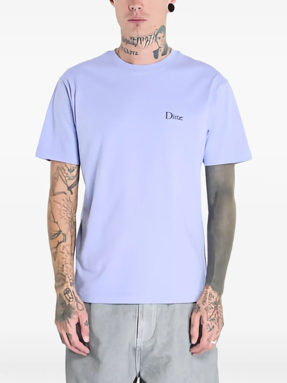 Dime Logo-embroidered T-shirt