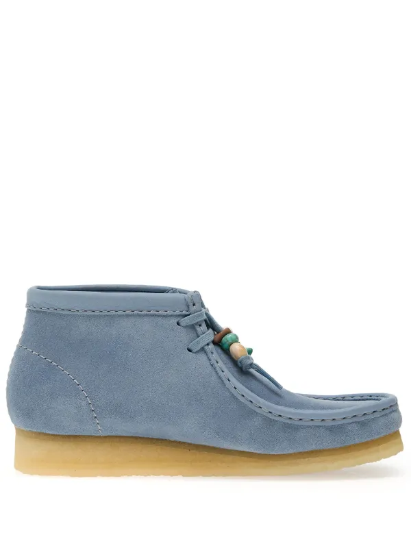 Clarks Originals ワラビー ブーツ | ブルー | FARFETCH JP