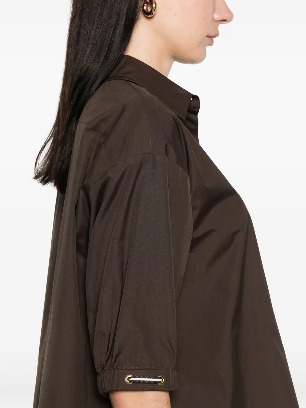 Max Mara Teano blouse Bruin